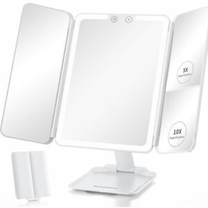 Beautifive Tri-Fold Travel Makeup Mirror